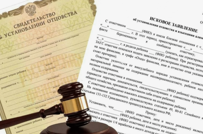 Как установить отцовство вне брака через суд?